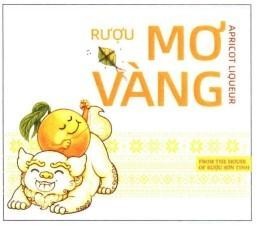 Nhãn hiệu RƯỢU MƠ VÀNG APRICOT LIQUEUR FROM THE HOUSE OF RƯỢU SƠN TINH  của CÔNG TY CỔ PHẦN CHƯNG CẤT RƯỢU SƠN TINH, số đơn 4-2026-41745