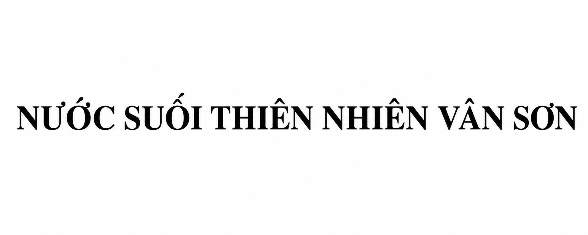 NƯỚC SUỐI THIÊN NHIÊN VÂN SƠN 