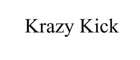 Nhãn hiệu Krazy Kick  của Krazy Kick Limited, số đơn 4-2026-51468