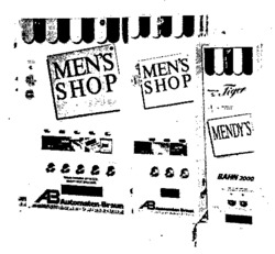 Trademark MEN'S SHOP MEN'S SHOP of THEODOR BRAUN, application No 544886