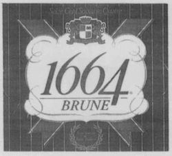 Nhãn hiệu Seize Cent Soixante Quatre 1664 BRUNE Seize Cent Soixante Quatre 1664 BRUNE của BRASSERIES KRONENBOURG, số đơn 618910