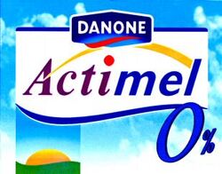 Nhãn hiệu DANONE Actimel 0% DANONE Actimel 0% của COMPAGNIE GERVAIS DANONE, số đơn 789118