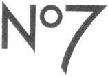 N°7 N°7
