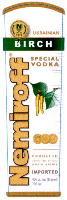 Nemiroff BIRCH UKRAINIAN SPECIAL VODKA Nemiroff BIRCH UKRAINIAN SPECIAL VODKA